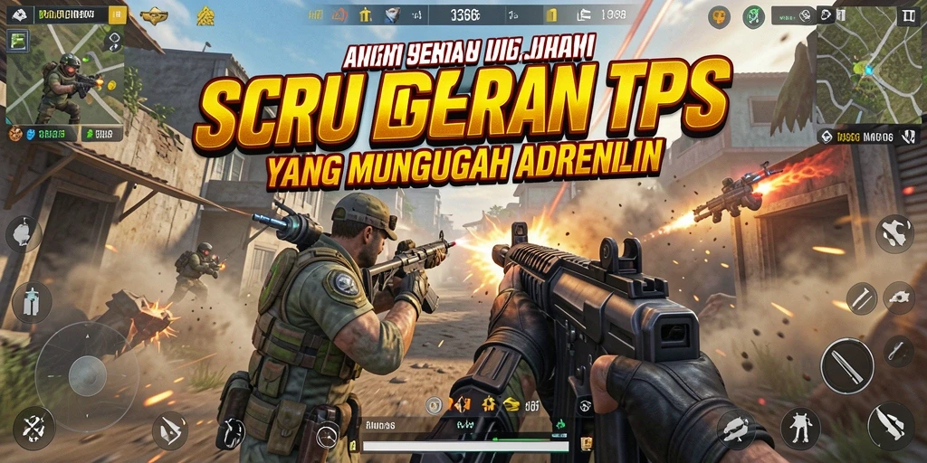 Tangkapan layar menampilkan aksi seru di game TPS 333666.