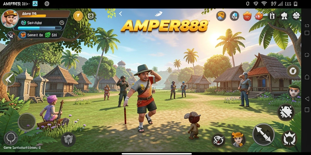 Tampilan menarik dari gameplay AMPER88 yang menghibur.