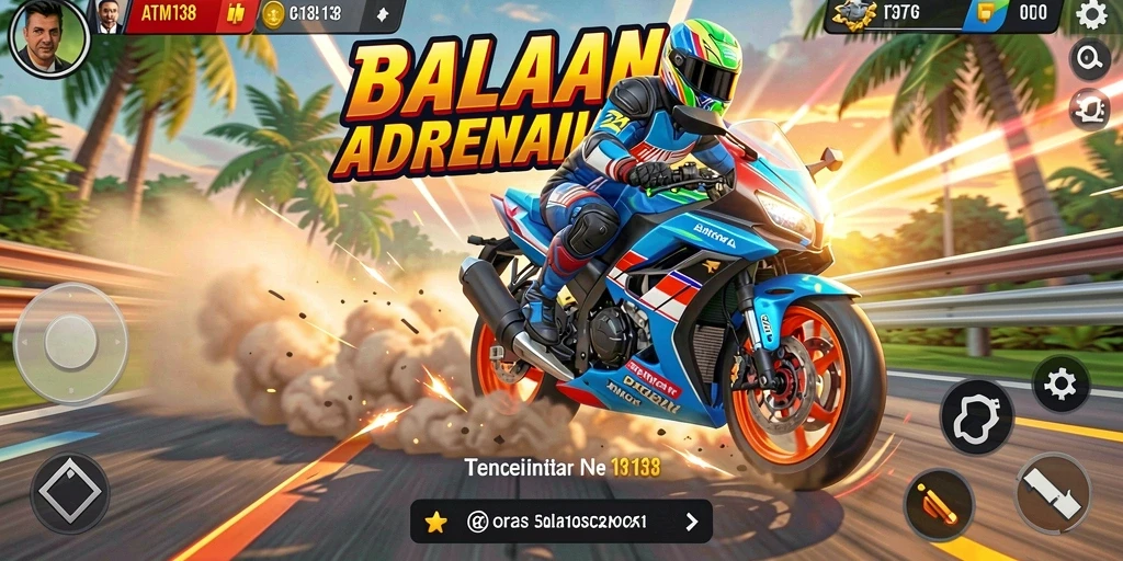 Tampilan gameplay seru dan mendebarkan dari ATM138.