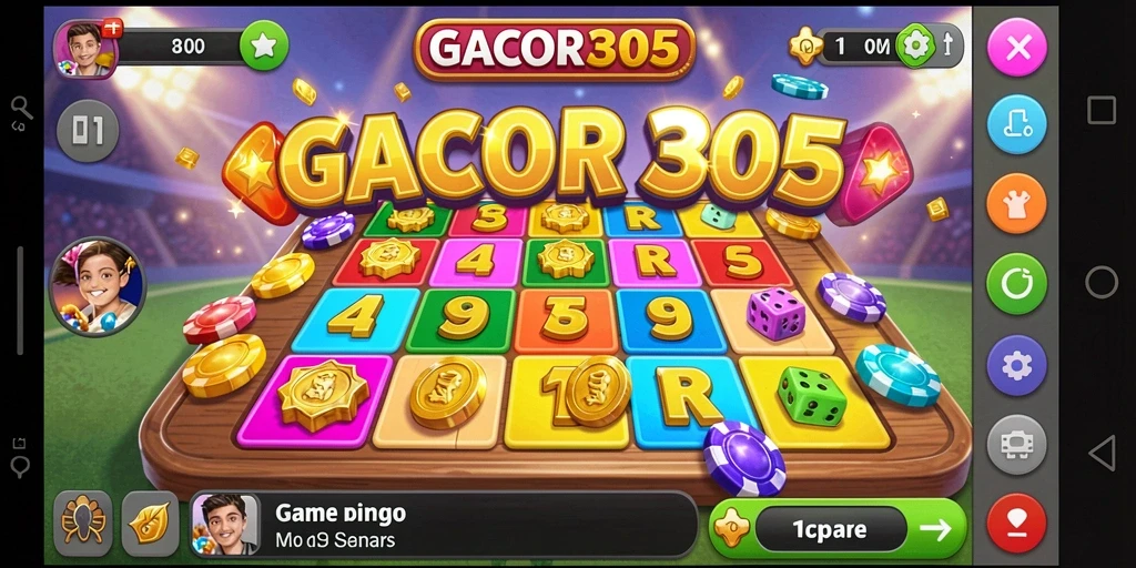 Screenshot gameplay GACOR305 yang menampilkan suasana seru permainan Bingo.