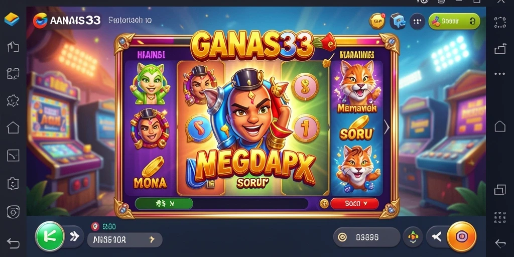 Screenshot menunjukkan gameplay seru dan grafis memukau dari GANAS33.