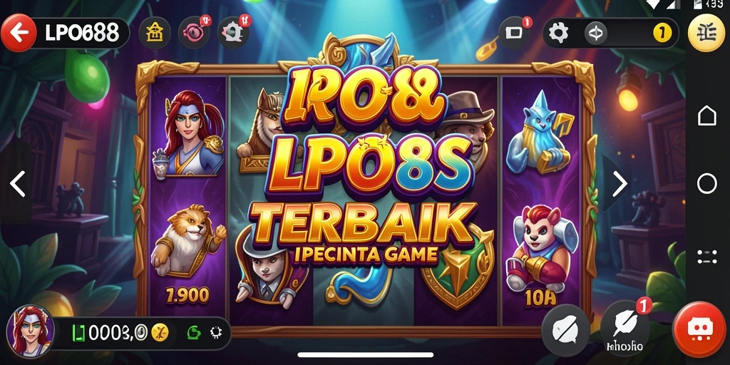 Screenshot menunjukkan gameplay menarik dari LPO88 dengan animasi slot yang menawan.