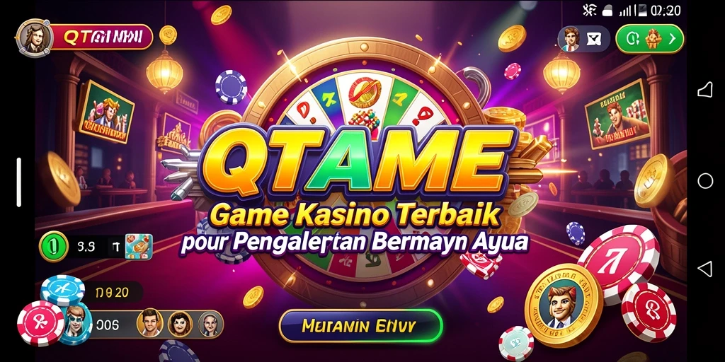 Tampilan gameplay QTGAME yang menarik dan mendebarkan.