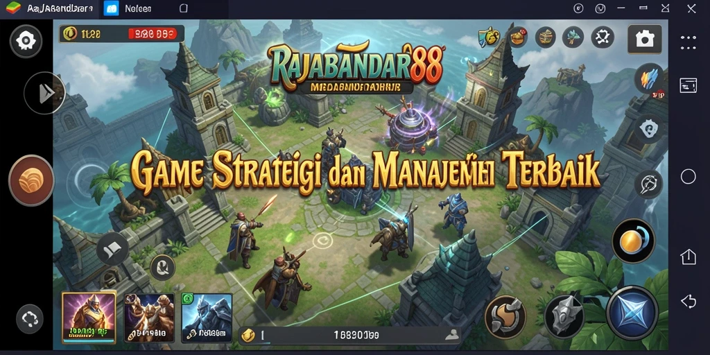 Tampilan gameplay menarik di RAJABANDAR88 dengan strategi yang mendalam.