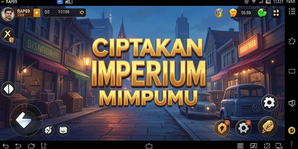 Tampilan gameplay seru di RAP89 dengan strategi Tycoon.