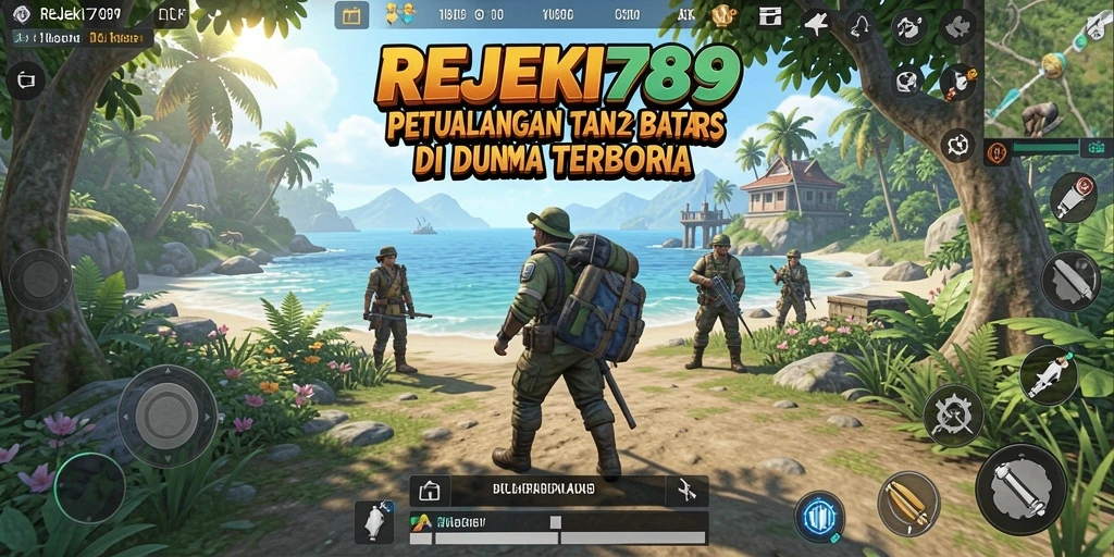 Tampilan gameplay seru dari REJEKI789 di dunia terbuka.