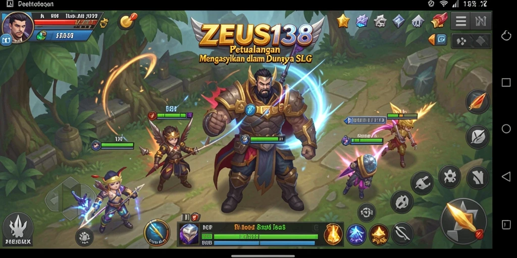 Tampilan gameplay menegangkan di dunia SLG yang dinamis.